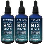Methylated Vitamin B12 Drops 1000mcg, Sublingual B12 Liquid, Supports Energy, Nervous System & Red Blood Cell Health, Delicious Berry, 625 Servings / 100ml