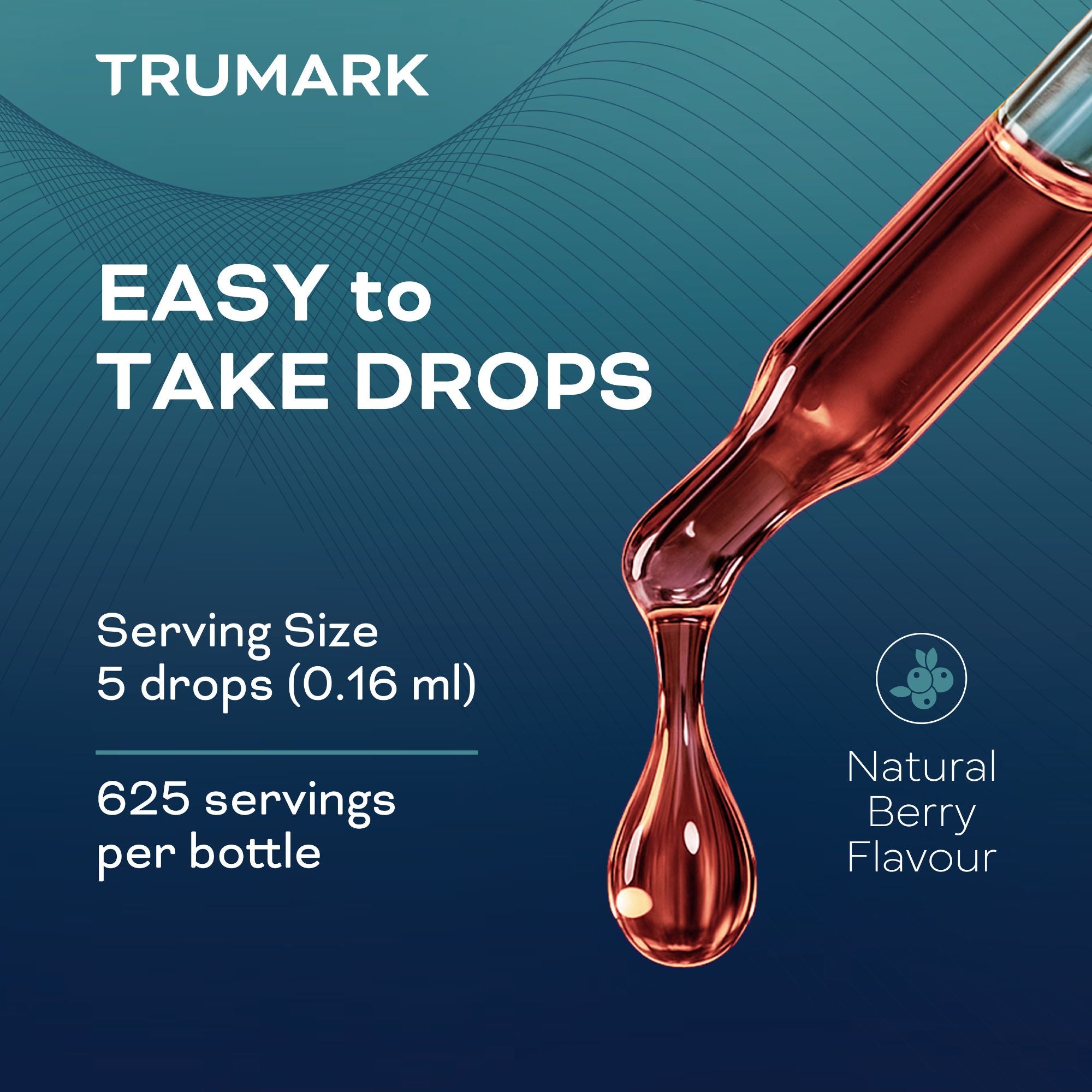 Methylated Vitamin B12 Drops 1000mcg, Sublingual B12 Liquid, Supports Energy, Nervous System & Red Blood Cell Health, Delicious Berry, 625 Servings / 100ml
