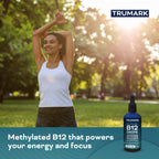 Methylated Vitamin B12 Drops 1000mcg, Sublingual B12 Liquid, Supports Energy, Nervous System & Red Blood Cell Health, Delicious Berry, 625 Servings / 100ml