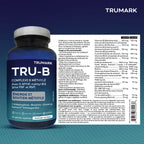 TRUMARK TRU-B Methylated B-Complex, Advanced Active B Vitamins for Energy, Methylation, and Stress Support