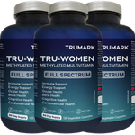 TRU-WOMEN Methylated Multivitamin for Women, Bioactive High Potency Daily Support for Energy, Mood, Hormones, Immunity