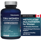TRU-WOMEN Methylated Multivitamin for Women, Bioactive High Potency Daily Support for Energy, Mood, Hormones, Immunity