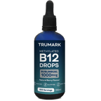 Methylated Vitamin B12 Drops 1000mcg, Sublingual B12 Liquid, Supports Energy, Nervous System & Red Blood Cell Health, Delicious Berry, 625 Servings / 100ml