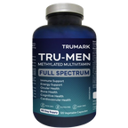 TRU-MEN Advanced Methylated Multivitamin for Men Who Want Maximum Absorption & Real Energy, 120 Capsules, 60 Day Supply