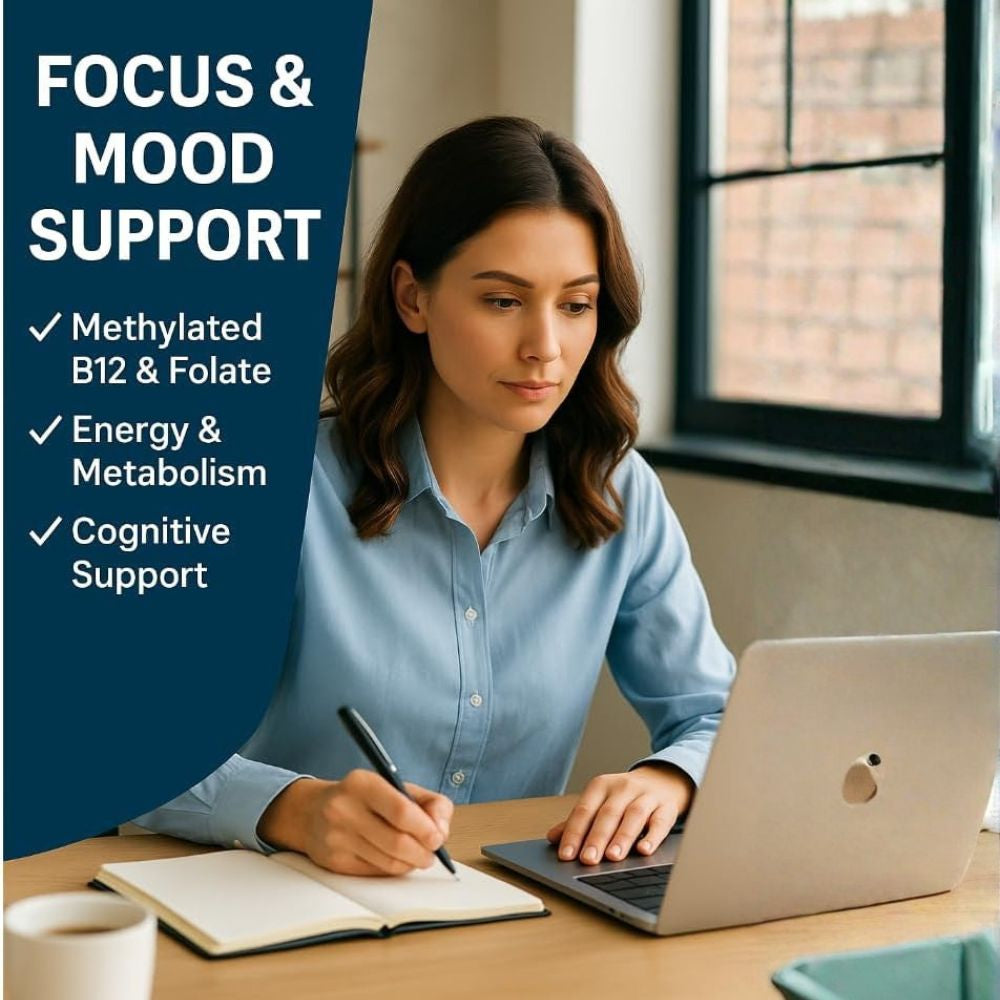 TRU-WOMEN Methylated Multivitamin for Women, Bioactive High Potency Daily Support for Energy, Mood, Hormones, Immunity, 120 Vegetable Capsules, 60 Day Supply